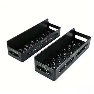 Étagère à épices magnétique latérale pour réfrigérateur en plastique, organisateur magnétique puissant, étanche, montage mural sans perçage, <span class=keywords><strong>cuisine</strong></span> - Product Image 6