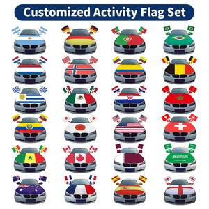 Drapeau de capot de voiture en spandex personnalisé Gahumi Produit promotionnel personnalisé - Product Image 4