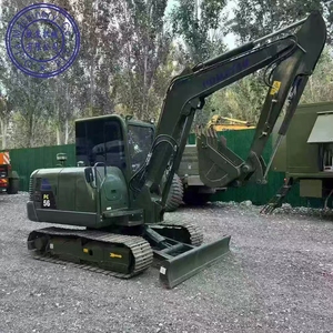 Excavatrice sur chenilles hydraulique d'occasion Komatsu PC56 PC130/200/300 d'origine japonaise en bon état et avec peu d'heures de fonctionnement - Product Image 3