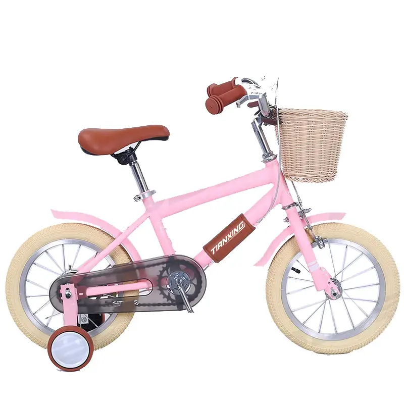 बाइक के लिए बच्चों/12 इंच बच्चों की साइकिल 3-साल-पुराने/गुलाबी बच्चों को साइकिल के साथ गुड़िया सीट के लिए 4-6 साल पुराने