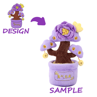 Jouets en peluche super doux avec boîte surprise en polyester et nylon