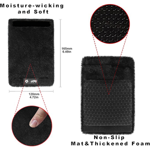 Coussin de marche en fourrure de lapin personnalisable en vrac, rembourrage en peluche absorbant les chocs, soutien des jambes, confort tout au long de la journée, respirant, antidérapant - Product Image 2