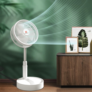 Mini ventilador de mesa de escritorio portátil recargable por USB de 3600mAh, batería telescópica plegable para uso doméstico y en el <span class=keywords><strong>coche</strong></span> - Product Image 6