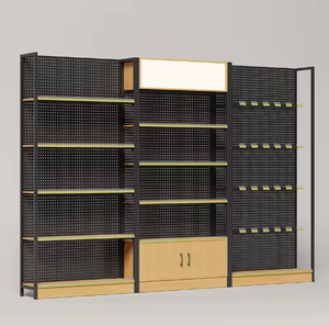 Exhibidores Portátiles Plegables de Acrílico Resistente, Estante de Exhibición Perforado de 3 Niveles, Estantes de Supermercado para Exposiciones - Product Image 5