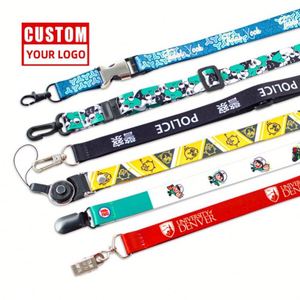 Cheap Custom Bulk Key ID Badge Holder Anime Sublimation Lanyards - Product Image 6
