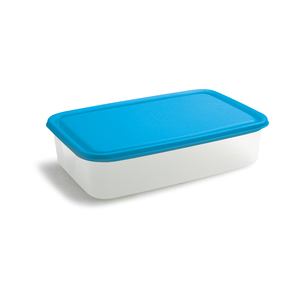 Frigochef Contenant alimentaire rectangulaire minimaliste en PP moulé par injection de 2,70 L, hermétique et empilable, avec couvercle à clipser pour la cuisine - Product Image 1