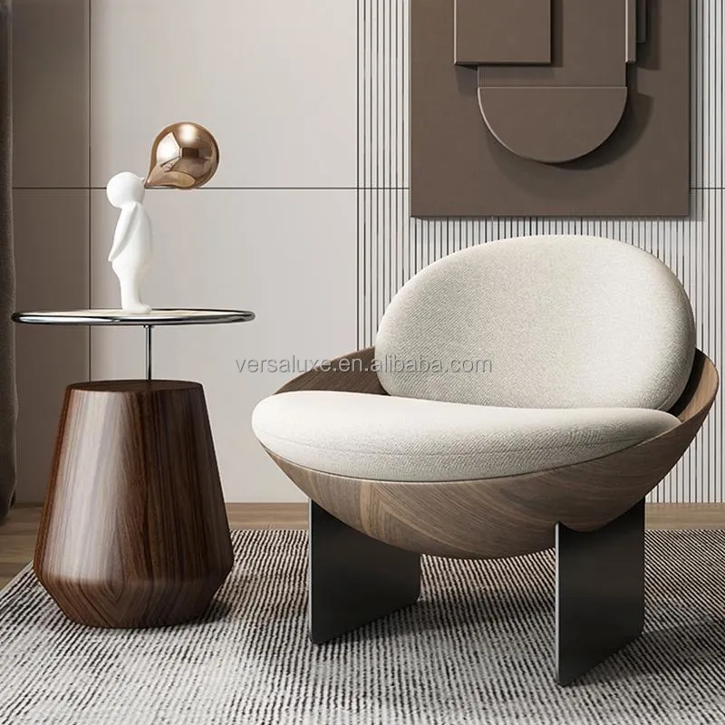 Minimalismo italiano moderno luxo lazer cadeira Home Furniture Hotel quarto lounge cadeira sala de estar cadeira acento