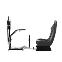 Siège de simulateur de course avancé pour usine, support de volant et chaise de jeu avec support de levier de vitesses