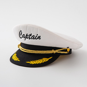 Conception professionnelle adulte Yacht marin chapeau <span class=keywords><strong>amiral</strong></span> chapeau personnalisé marine blanc capitaine chapeaux pour accessoires de fête - Product Image 3
