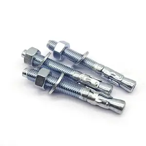 5/8" ss expansion wedge Expansion anchors wedges screw bolt earth wall m16 1/2" x 3" 10*100 bolt anchors m6m20 supplier