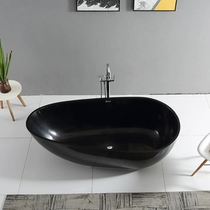 Hiện đại đơn lập Acrylic hình bầu dục ngâm bồn tắm 1.3M-1.8m tắm drainer cho căn hộ phòng tắm khách sạn hoặc biệt thự - Product Image 5