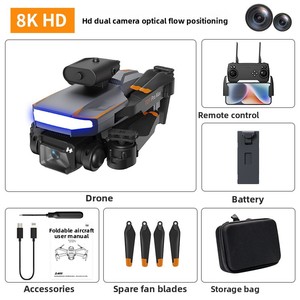 P18 dòng chảy quang học HD chụp ảnh trên không không không chổi than Quadcopter với tránh chướng ngại vật điều khiển từ xa thiết bị quốc phòng cá nhân - Product Image 6