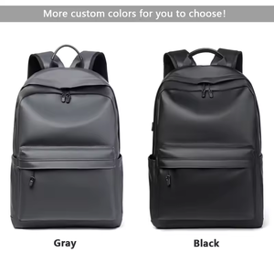 Low Moq מותאם אישית חדש מעצב גברים עמיד נסיעות עמיד למים עור PU תיק בית ספר עסקים מזדמנים ספורט סטודנטים תיק גב מחשב נייד - Product Image 3