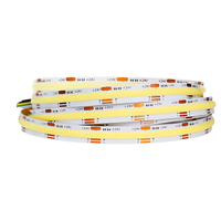 Bande lumineuse LED COB 24V, bande flexible, IP20, bande LED RGB flexible, bande LED pour l'intérieur des voitures, bandes lumineuses LED