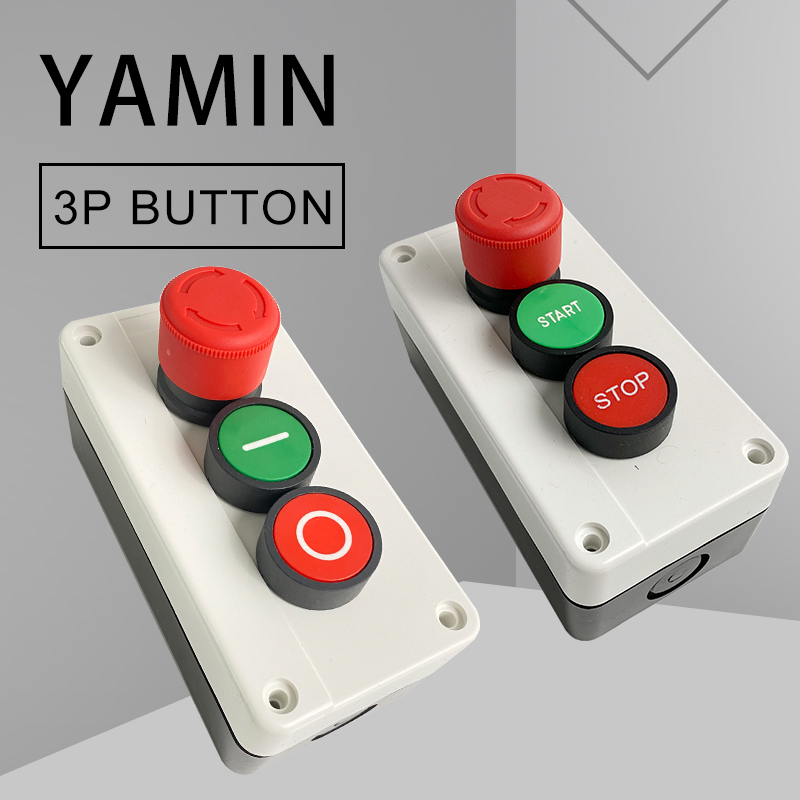 Bouton Poussoir Momentané 600V 10A – Boîtier Interrupteur, Sans Marque