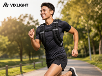 Gilet lesté de course, sacs de sable en fer, bandes réfléchissantes, équipement d'entraînement sportif cardio unisexe pour hommes et femmes, aérobique, durable, vente en gros
