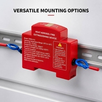 Dispositif d'extinction d'incendie automatique ZHONGSU à montage sur rail coulissant intégré pour armoire électrique et moteur de camping-car