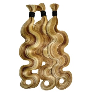 # Capelli umani sfusi 27/30/613 Piano Color Body Wave per intrecciare, senza trama, stile boh<span class=keywords><strong>é</strong></span>mien, 100g, extension per trecce boho - Product Image 1