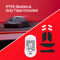 Hyperx Pulsefire Hase 2 Mouse Gaming nirkabel, Mouse Gaming sangat ringan 61g 100 jam baterai alibaba belanja Online
