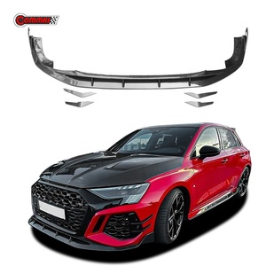 ลิ้นกันชนหน้าคาร์บอนไฟเบอร์สำหรับ Audi RS3 8Y รุ่น PAK น้ำหนักเบา ดีไซน์แอโรไดนามิก สปอยเลอร์หน้าทรงสปอร์ต - Product Image 1