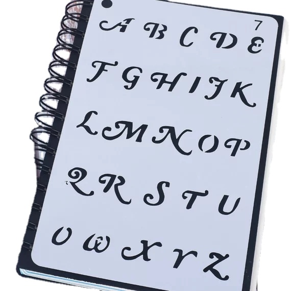 Набор трафаретов с буквами/Инструменты для выпечки алфавита, 12 шт.