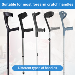 Almohadillas Suaves y Esponjosas para Muletas, Duraderas, Lavables, Absorben la Humedad, Alivian el Estrés/Carga, Capacidad de Carga de 400 lb, Color Personalizable - Product Image 3