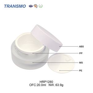 Tarro de 20 ml para Exfoliante Labial con Tapa Blanca, Tarros Negros Personalizados con Logotipo para Exfoliante Labial, Envases para el Cuidado de la Piel, Tarros y Tubos para Cosméticos - Product Image 3