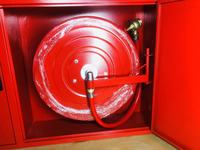 Enrouleur de tuyau d'incendie en métal pour incendies de classe A/B, acier au carbone et caoutchouc, 25 mm, flexible, facile à utiliser