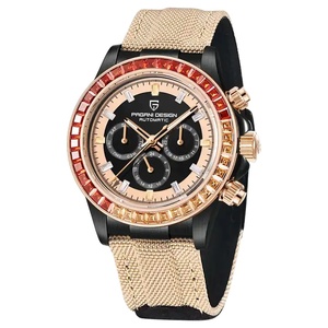Pagani Design PD-1732 Newest Charm Fashion Automatic Mechanical Wristwatch Men Leather Plus Nylon Band 100M Waterproof Watch - Product Image 1