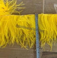 Tissu de couture rouge ruban frange plumes d'autruche garniture pour bricolage artisanat vêtements robe Costume chaussures accessoires fête mariage décor