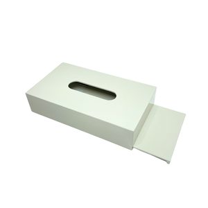 Boîte à mouchoirs décorative en laque faite à la main pour l'hôtellerie haut de gamme et le bureau à domicile, construction en bois durable - Product Image 5
