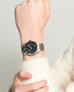 Reloj Mecánico Automático para Hombre con Bisel Giratorio, Correa de Acero Inoxidable, Estilo Casual de Negocios, Longinesing - Product Image 3