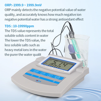 Testeur de PH numérique 6 en 1 paillasse PH/EC/CF/OR/ TDS/température Test de qualité de l'eau multifonctionnel