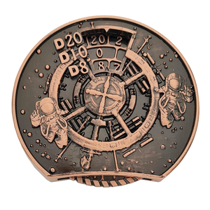 Ensemble de dés en métal DND Feeron, Cthulhu, jeu de société TRPG, alliage de zinc, polyédrique, thème de Noël, emballage en boîte cadeau, assemblage en une seule pièce - Product Image 5