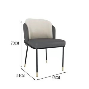 Chất lượng cao sang trọng phong cách nhà hàng đồ nội thất ghế Bàn cà phê khách sạn thức ăn nhanh bàn ăn sofa Booth khung thép không gỉ - Product Image 6