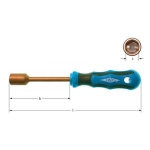 Ampco-CT0110B HEX NUT DRIVER, เบริลเลียมทองแดง (เมตริก) กุญแจ HEX ที่ไม่เกิดประกายไฟ, spanners ตะขอและประแจซ็อกเก็ต - Product Image 1