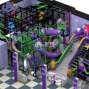 Domerry équipement d'amusement enfants rôle semblant jouer boutique <span class=keywords><strong>Ninja</strong></span> guerrier <span class=keywords><strong>parcours</strong></span> d'obstacles pour enfants saut Trampoline jeu doux - Product Image 4