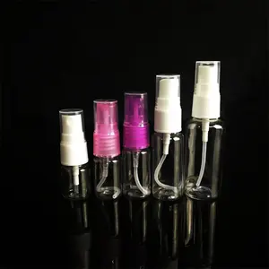 Botol semprot kabut halus plastik, kosmetik parfum perjalanan grosir 5ml 10ml 20ml 30ml 50ml 60ml 80ml 100ml