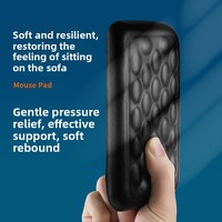 Repose-poignets ergonomique en mousse à mémoire de forme pour clavier et souris avec support de poignet pour utilisation au bureau