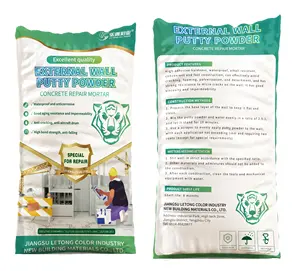 Poudre de mastic flexible imperméable pour mur extérieur réparation de peinture imperméable et résistante à la moisissure