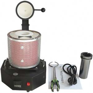 Petit four de fusion à creuset en graphite pour moules en plâtre, pour bijoux en or et en argent, bagues, bracelets et composants de bijouterie - Product Image 2