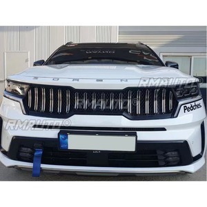 Pour KIA Sorento 2021-2023, Grille Supérieure Avant Sportive, Pièce Extérieure de Pare-chocs Avant, Grilles de Course - Product Image 3
