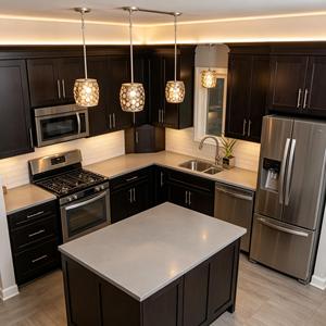 Cadre de porte en bois massif, armoires de cuisine multifonctionnelles sur mesure en gros 2026 - Product Image 1
