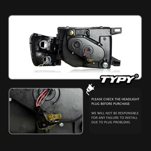 TYPY for 1992-1996 Mitsubishi Pajero headlight assemblies: LED lens conversion for <b>daytime</b> <b>running</b> <b>lights</b> and turn signals - Product Image 5