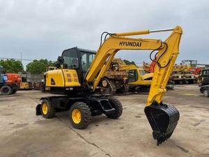 Mini-excavatrice sur pneus Hyundai 60w-7 de 6 tonnes à vendre, de bonne qualité - Product Image 3