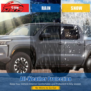 แผ่นบังแดดหน้าต่างแบบ In-Channel สำหรับรถนิสสัน ฟรอนเทียร์ 22-26 รุ่น Crew Cab ป้องกันฝน - Product Image 6