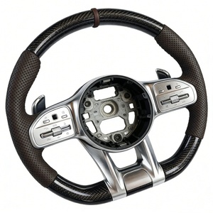 พวงมาลัยแต่งสปอร์ตสำหรับรถยนต์เมอร์เซเดสเบนซ์ W126 W164 W177 W206 W213 W221 W447 C300 - Product Image 1