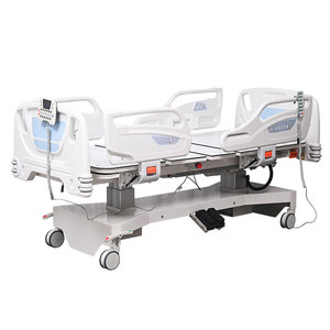 Lits d'hôpital motorisés réglables à 7 fonctions avec capacité de 250 kg, design moderne pour soins intensifs, métal durable - Product Image 5