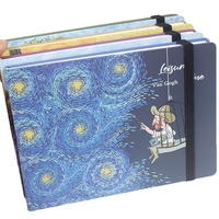 Carnet d'art A5 pour étudiants, reliure thermique, papier imprimé épaissi, pour peinture à l'huile et croquis, vente en gros