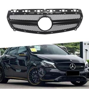 Parrilla Delantera para Mercedes-Benz Clase A W176 AMG 2013-2015, Material ABS, Repuesto para Parachoques Delantero - Product Image 1